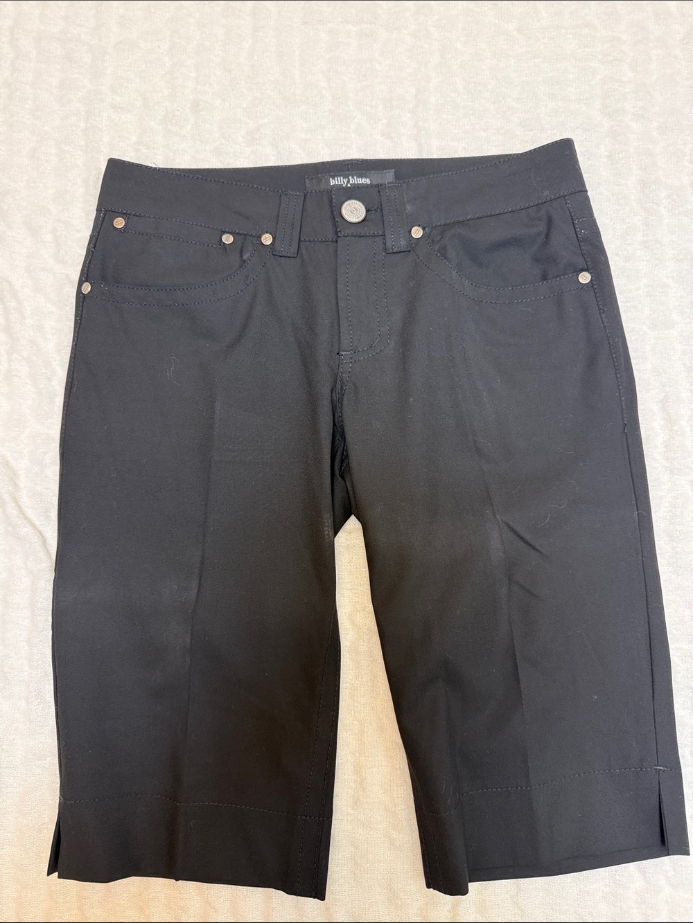 billy blues Black Women's Bermuda Shorts -